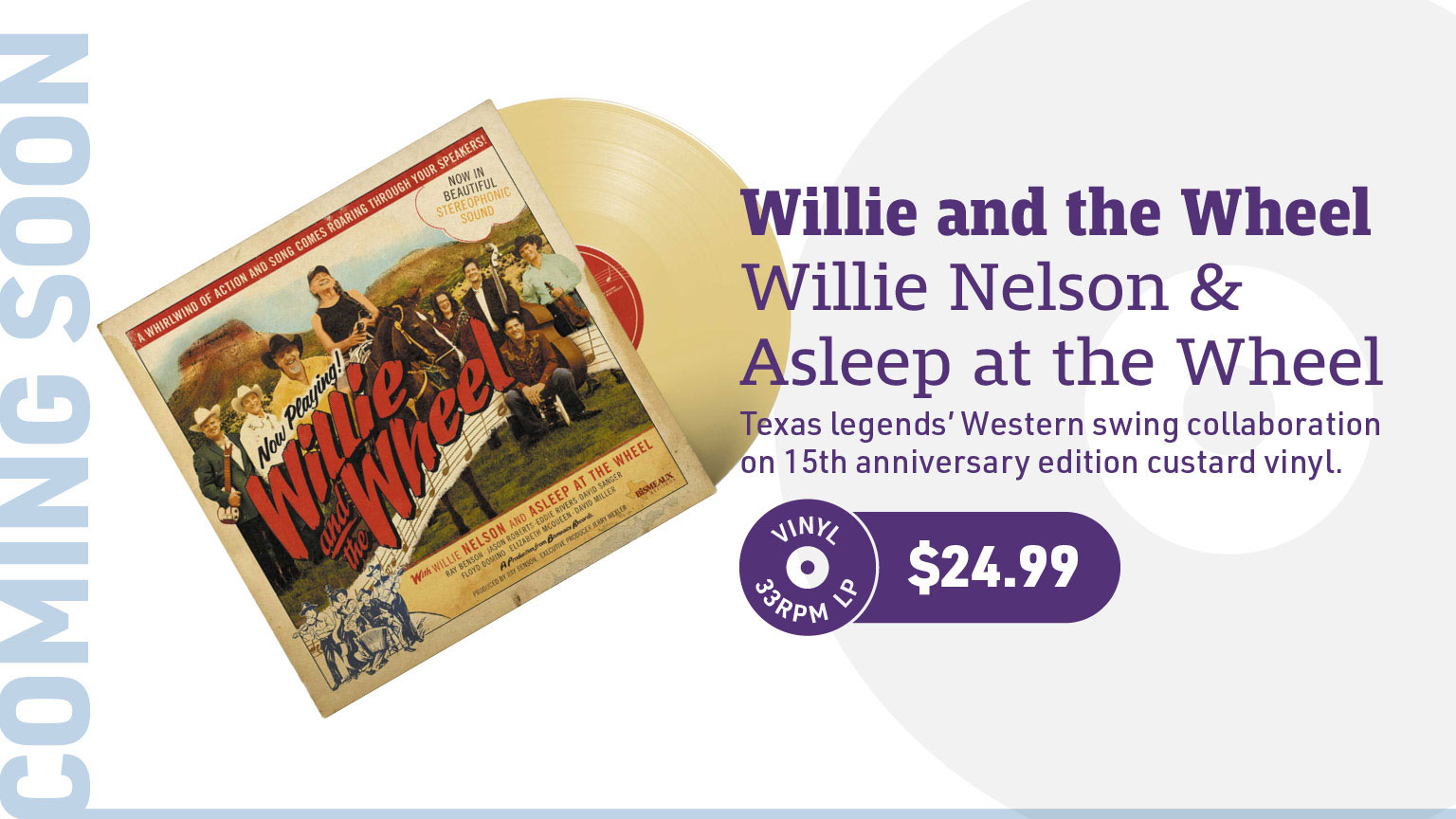 Willie Nelson & Asleep at the Wheel Willie and the Wheel LP (Custard Vinyl)