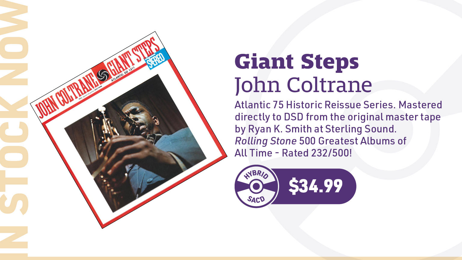 John Coltrane Giant Steps (Atlantic 75 Series) Hybrid Stereo SACD