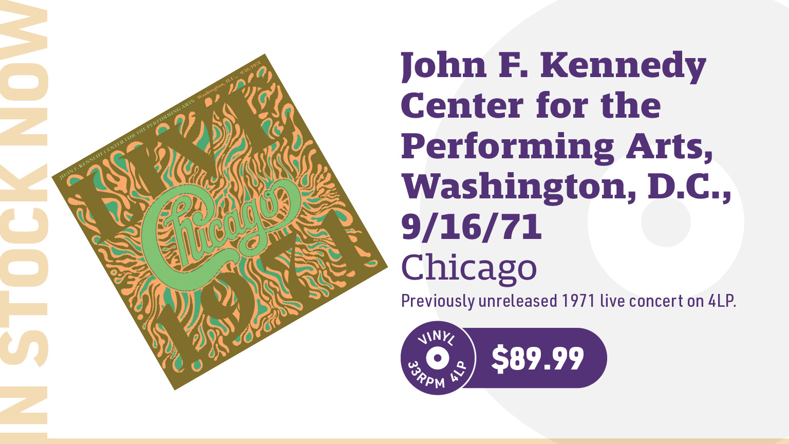 Chicago John F. Kennedy Center for the Performing Arts, Washington, D.C., 9/16/1971 4LP