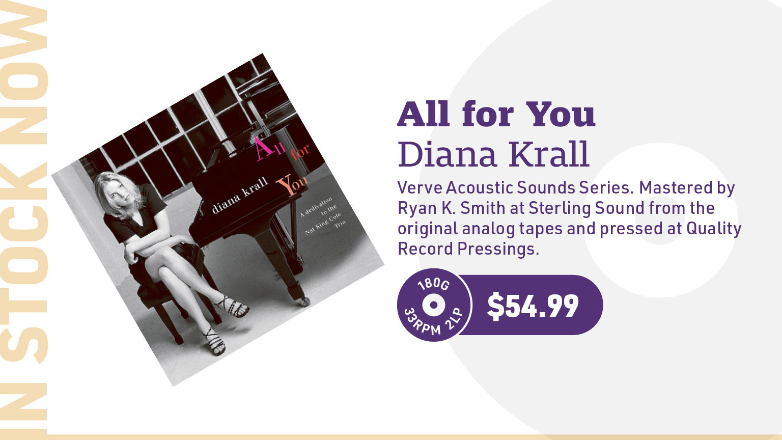 Diana Krall All for You (Verve Acoustic Sounds Series) 180g 2LP