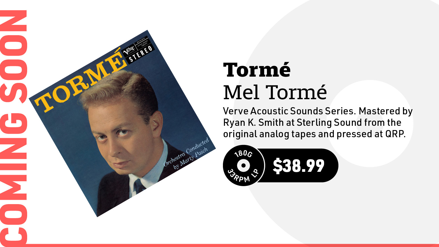 Mel Torme Torme (Verve Acoustic Sounds Series) 180g LP