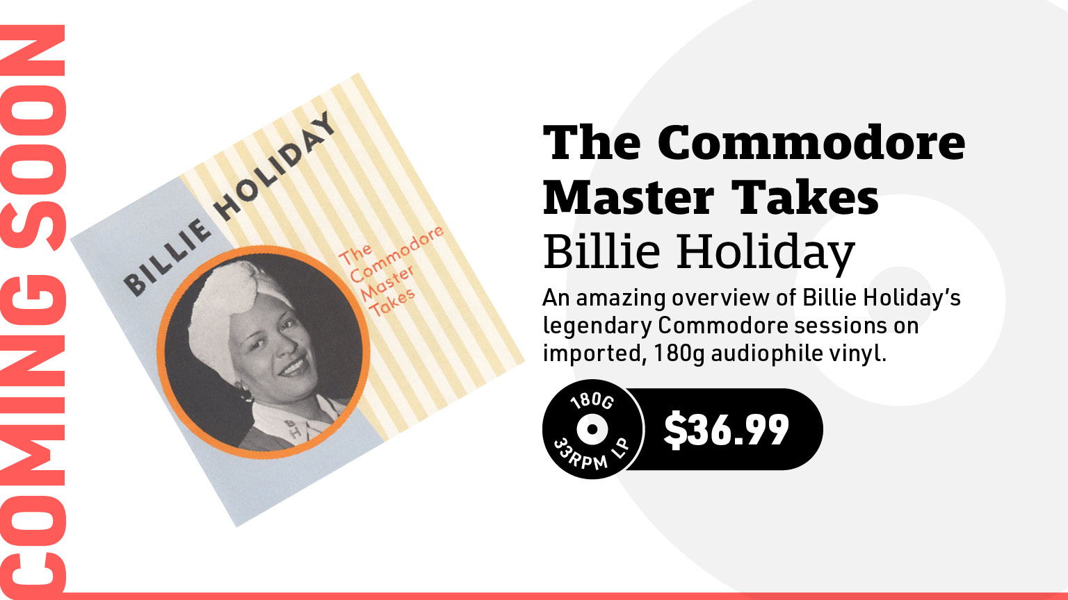 Billie Holiday The Commodore Master Takes 180g Import LP