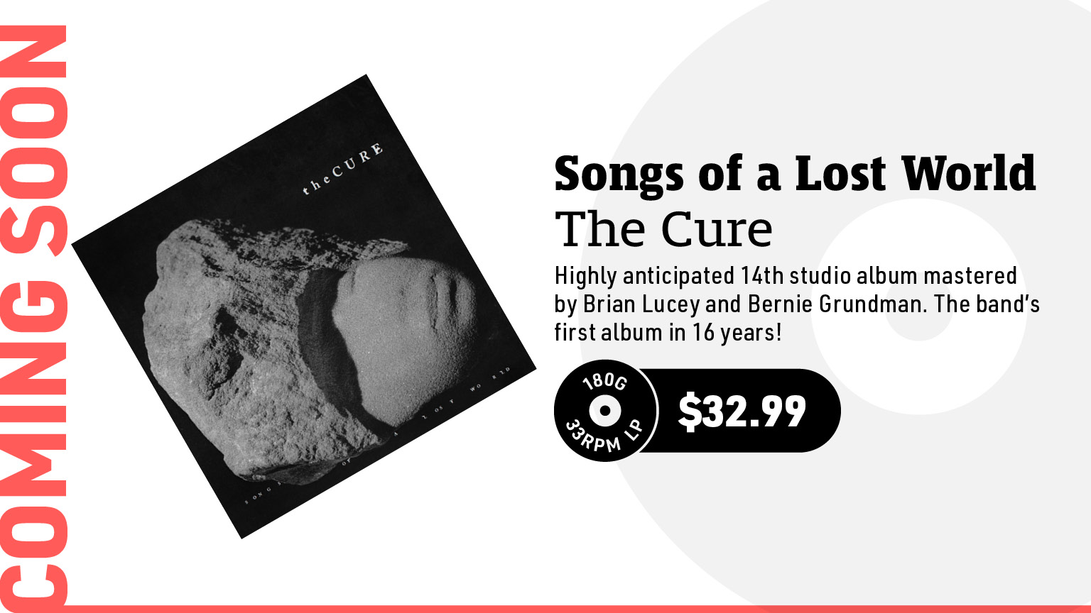 The Cure Songs of a Lost World 180g LP