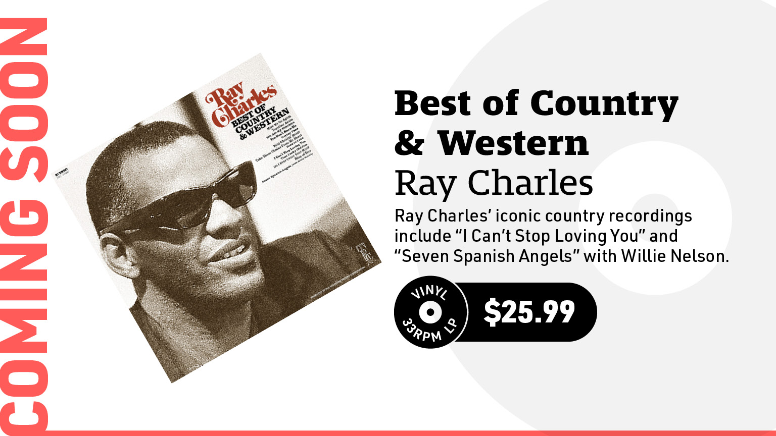 Ray Charles Best of Country & Western LP