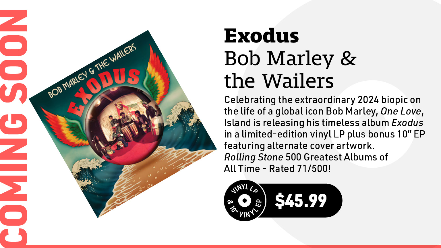 Bob Marley & the Wailers Exodus LP & 10" Vinyl EP