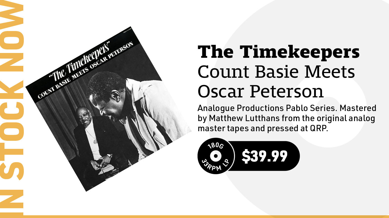 Count Basie Meets Oscar Peterson The Timekeepers (Pablo Series) 180g LP