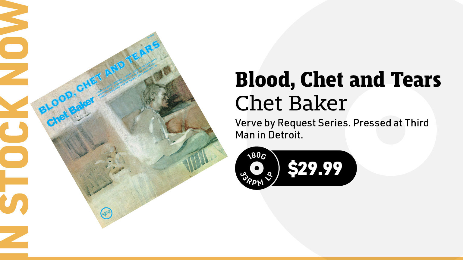 Chet Baker Blood, Chet and Tears (Verve by Request Series) 180g LP