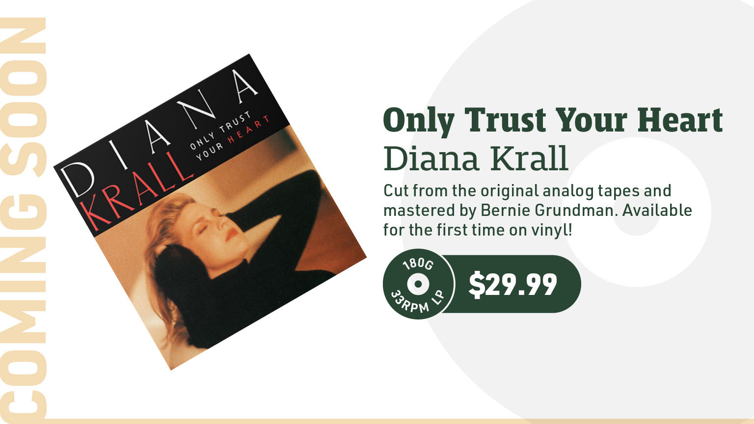 Diana Krall Only Trust Your Heart 180g LP