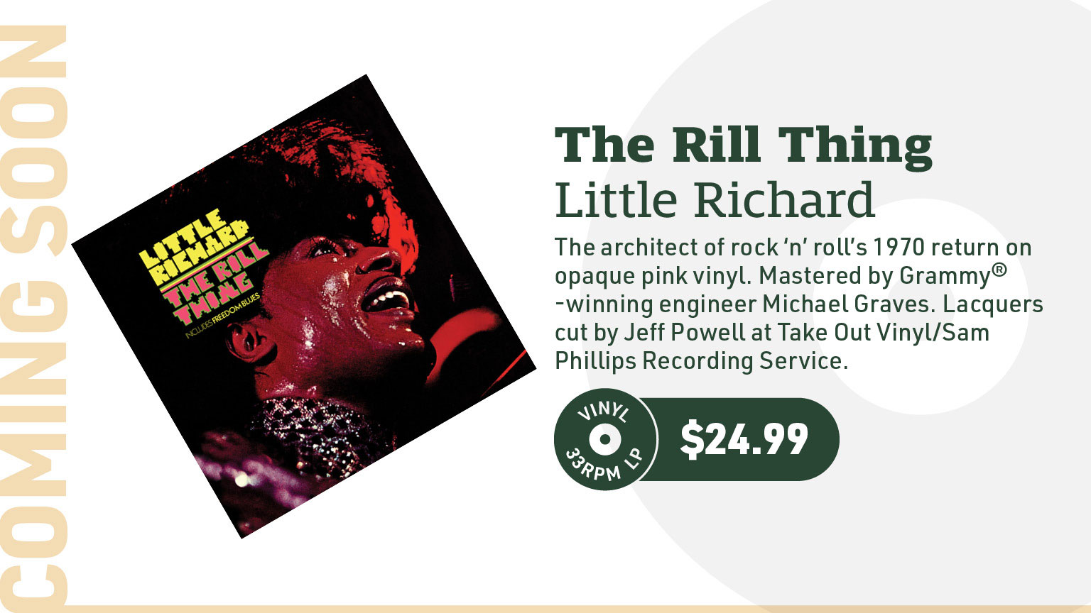 Little Richard The Rill Thing LP (Opaque Pink Vinyl)