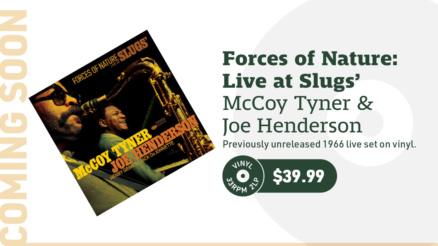 McCoy Tyner & Joe Henderson Forces of Nature: Live at Slugs' 2LP