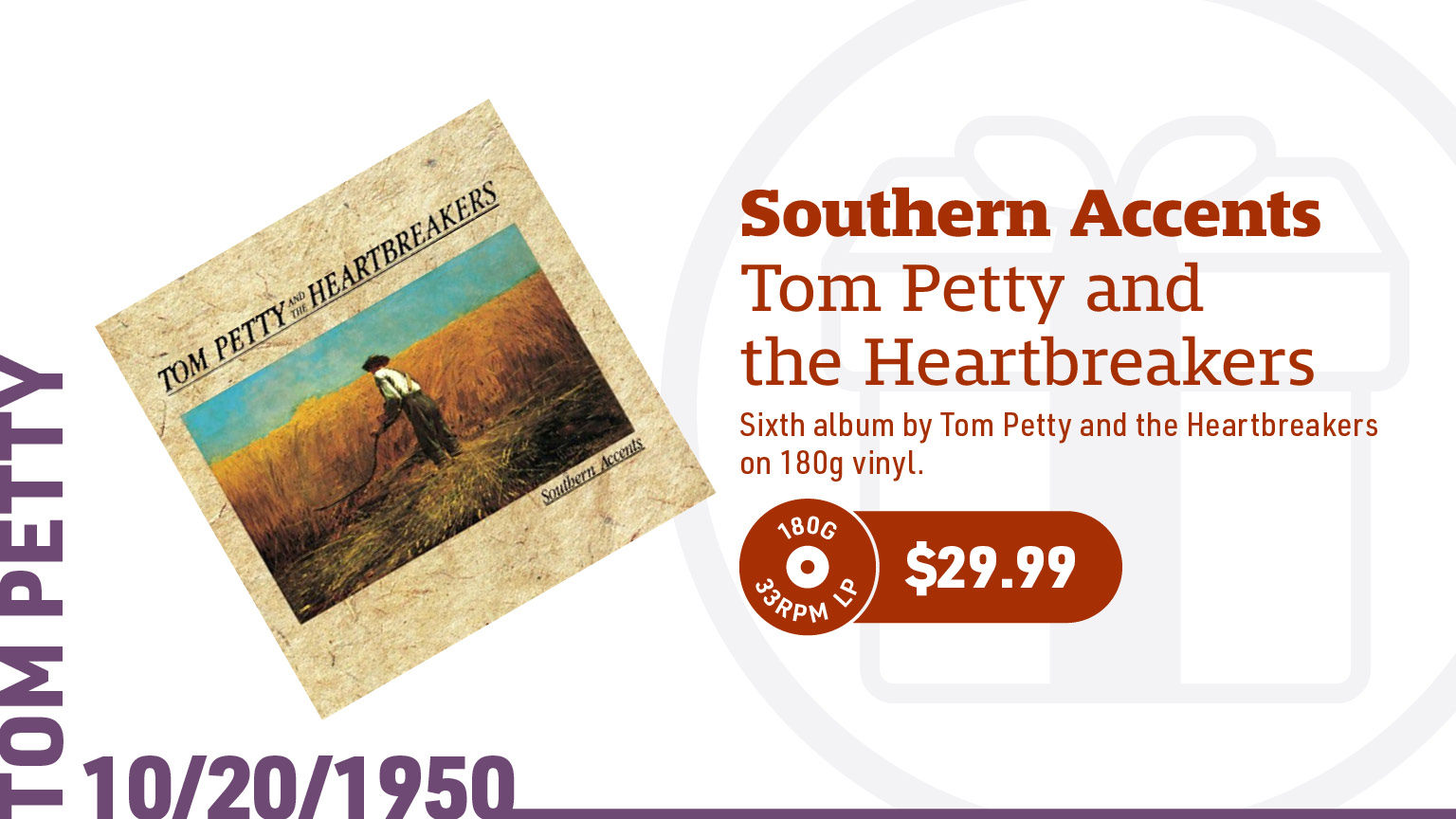 Tom Petty & The Heartbreakers Southern Accents 180g LP