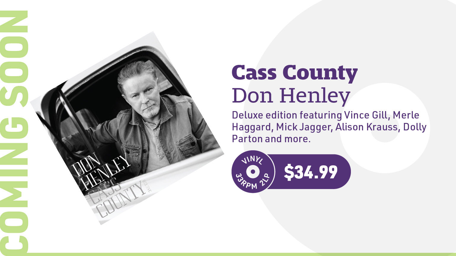 Don Henley Cass County (Deluxe) 2LP