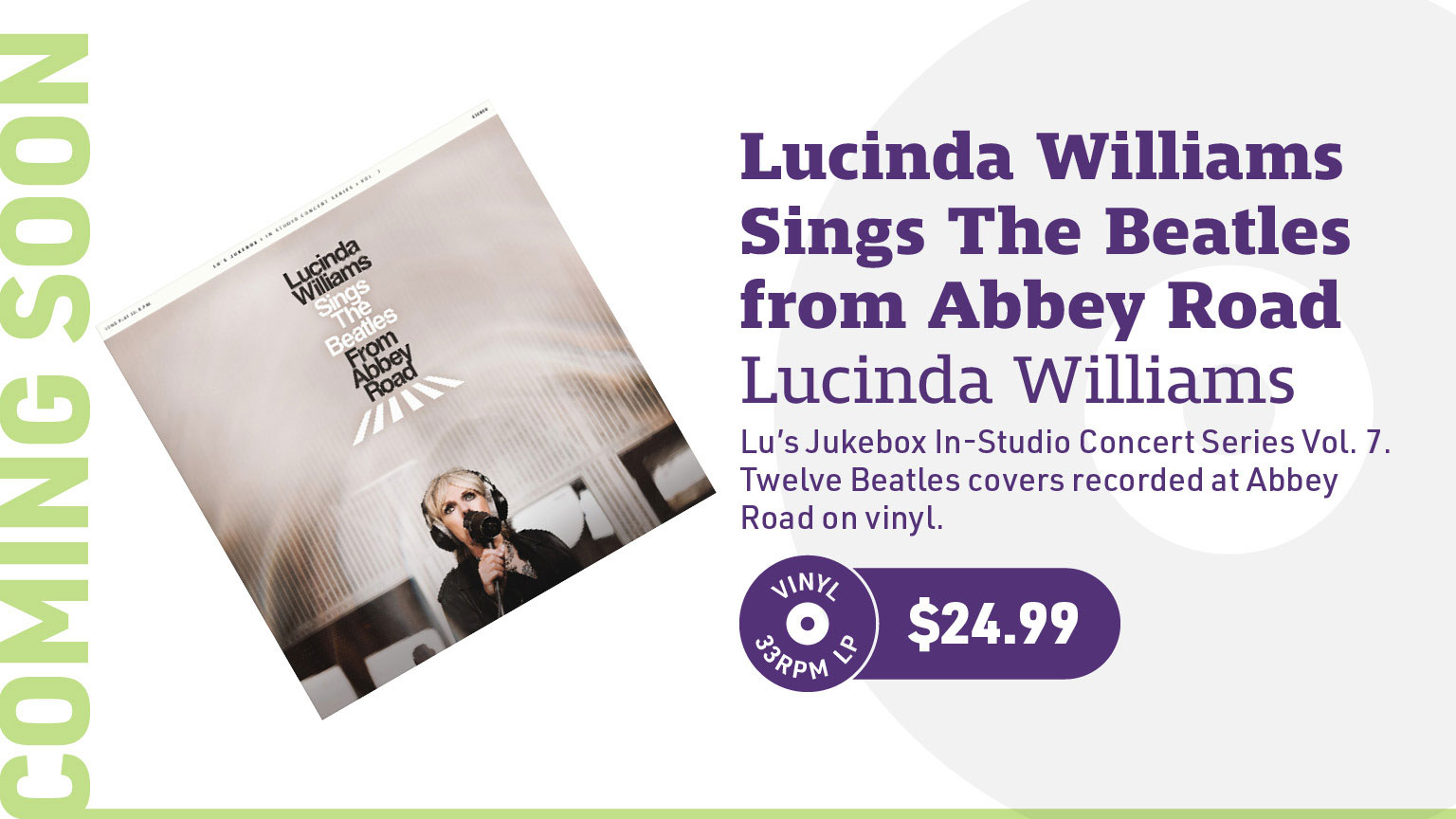 Lucinda Williams Lucinda Williams Sings The Beatles From Abbey Road LP