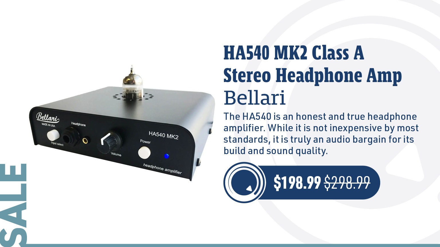 Bellari HA540 MK2 Class A Stereo Headphone Amp