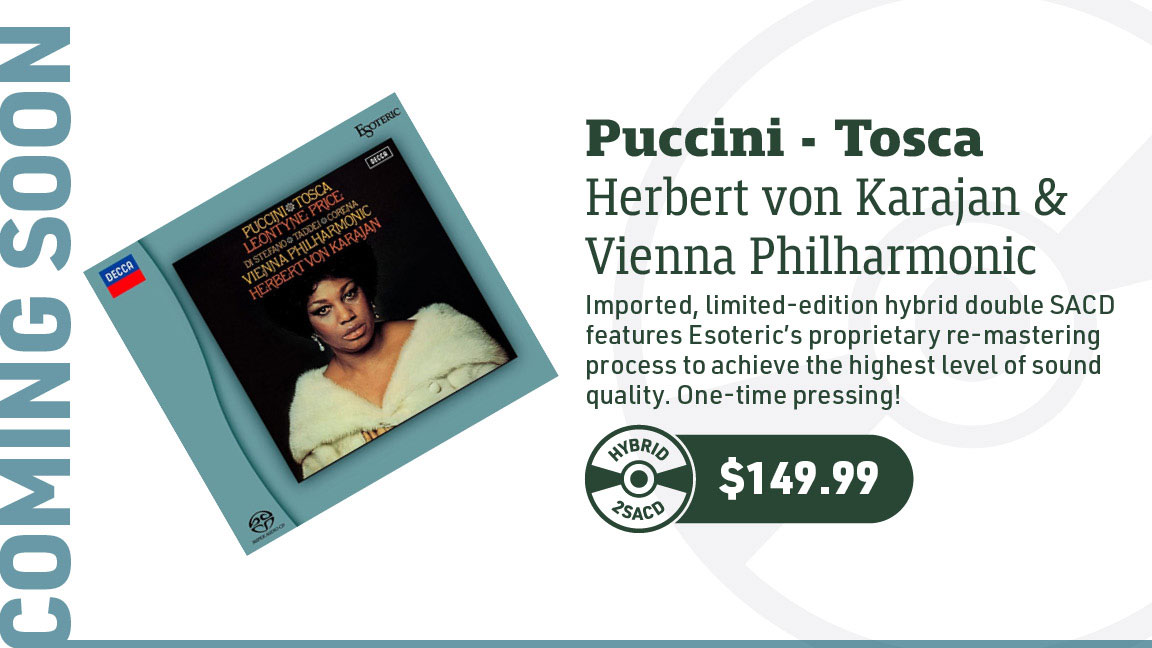 Herbert von Karajan & Vienna Philharmonic Puccini - Tosca Hybrid Stereo Japanese Import 2SACD