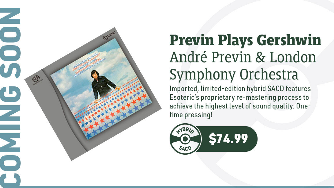 Andre Previn & London Symphony Orchestra Previn Plays Gershwin Hybrid Stereo Japanese Import SACD