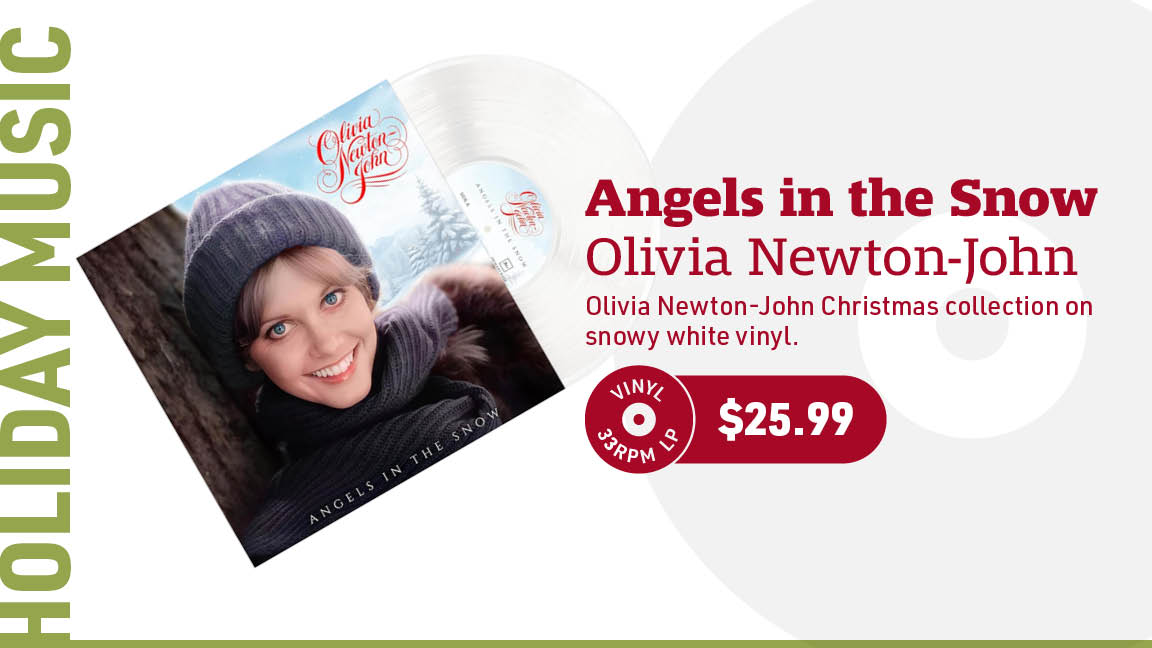 Olivia Newton-John Angels in the Snow LP (Snowy White Vinyl)