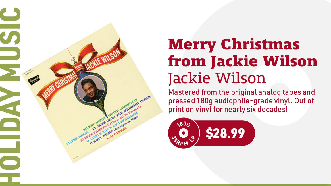 Jackie Wilson Merry Christmas From Jackie Wilson 180g LP