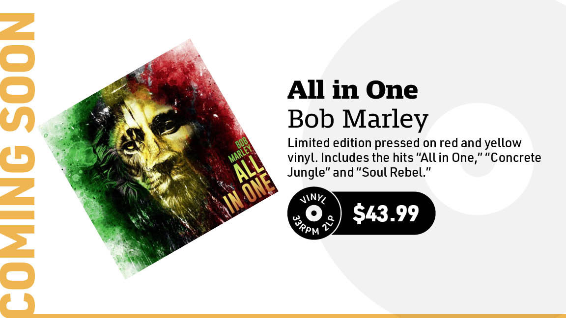 Bob Marley All in One 2LP (Red & Yellow Vinyl)