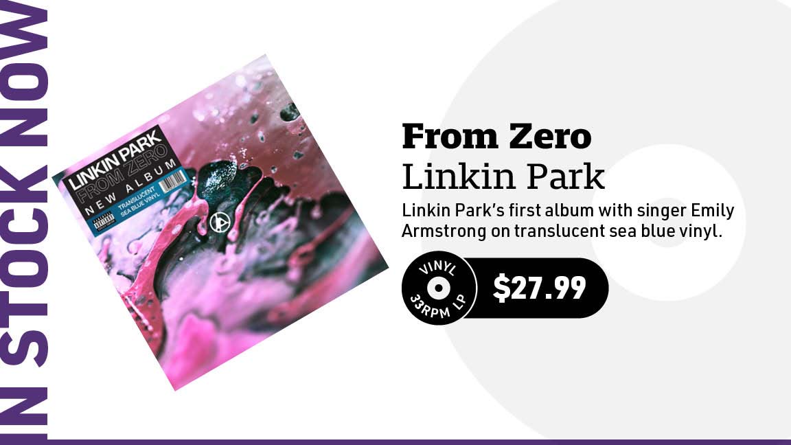 Linkin Park From Zero LP (Translucent Sea Blue Vinyl)