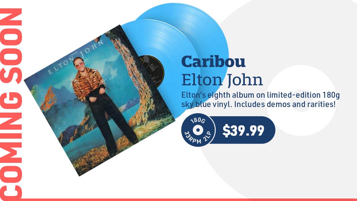 Elton John Caribou 180g 2LP (Sky Blue Vinyl)