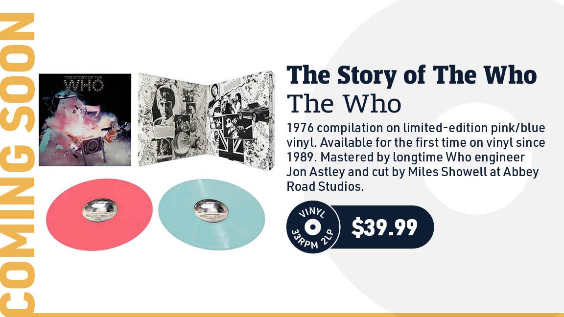 The Who The Story of The Who 2LP (Pink/Blue Vinyl)