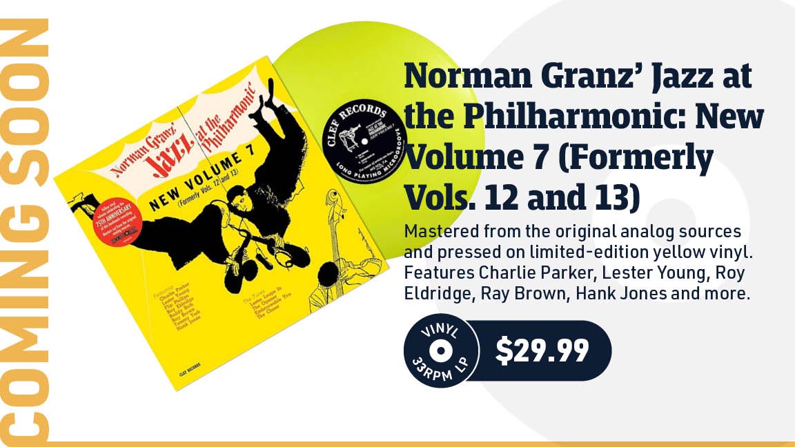 Norman Granz' Jazz at the Philharmonic: New Volume 7 (Formerly Vols. 12 and 13) LP (Yellow Vinyl)