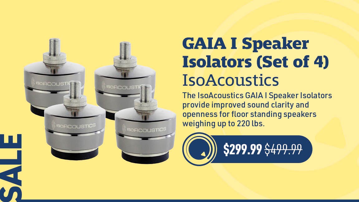 IsoAcoustics GAIA I Speaker Isolators (Set of 4)