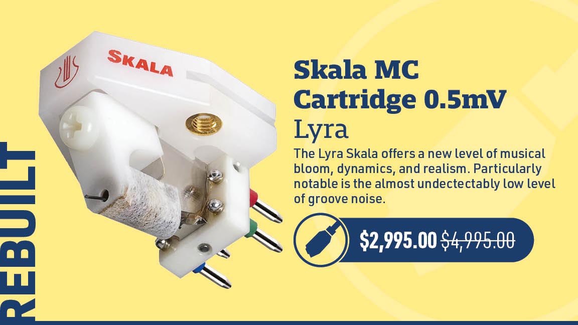 Certified Rebuilt Lyra Skala MC Cartridge 0.5mV