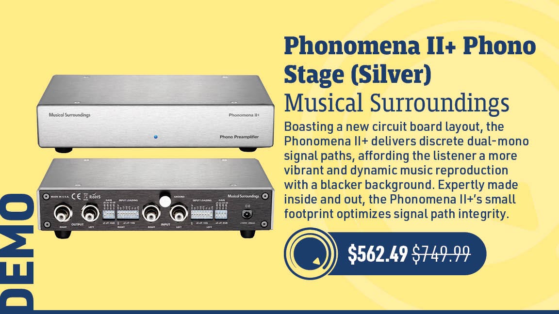 Musical Surroundings Phonomena II+ Phono Stage (Silver) Demo