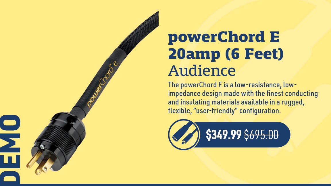 Demo Audience powerChord E 20amp (6 Feet)