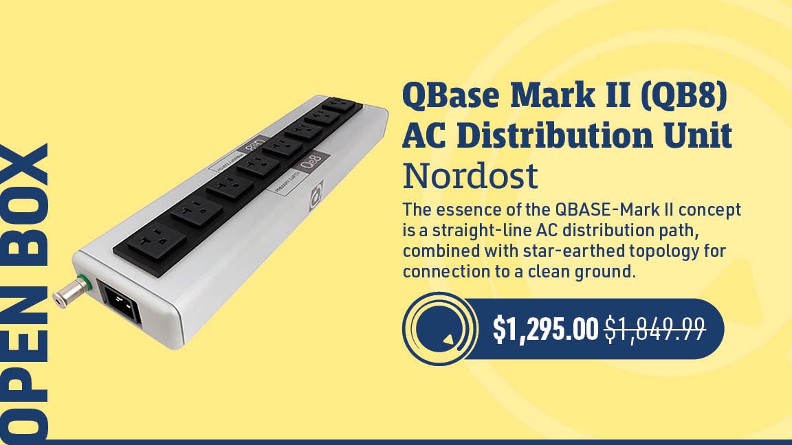 Nordost QBase Mark II (QB8) AC Distribution Unit Open Box