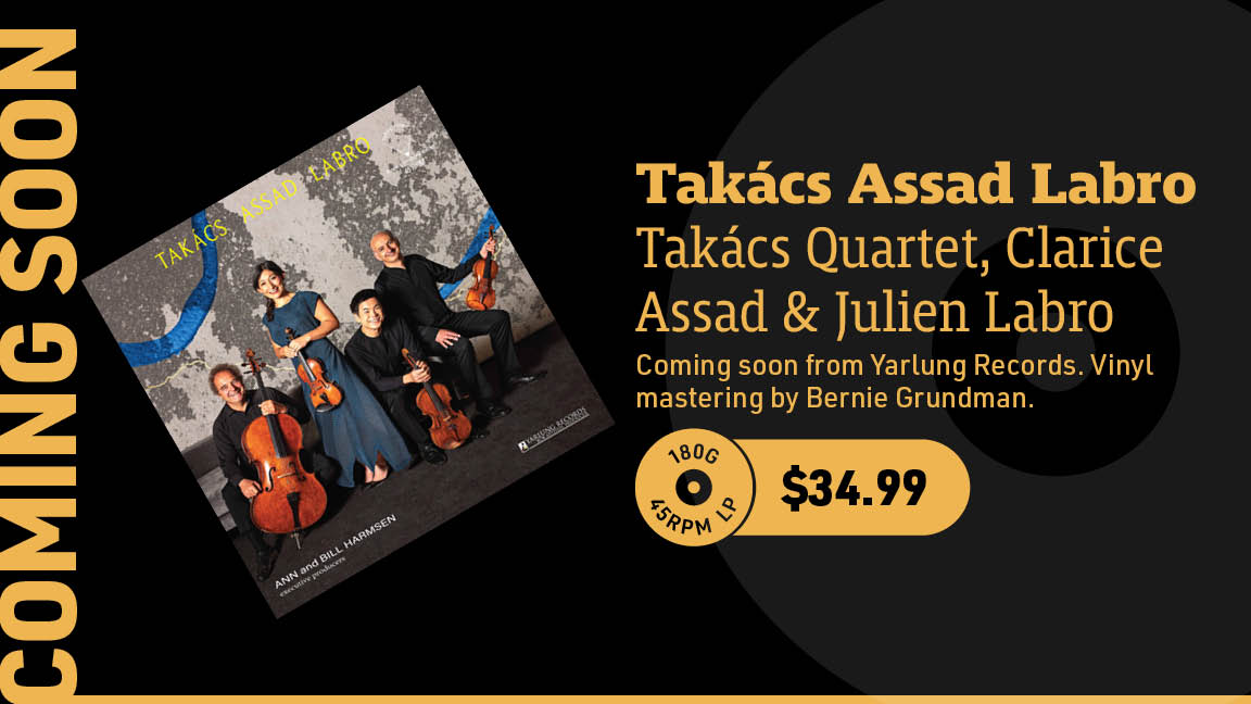 Takacs Quartet, Clarice Assad & Julien Labro Takacs Assad Labro 180g 45rpm LP