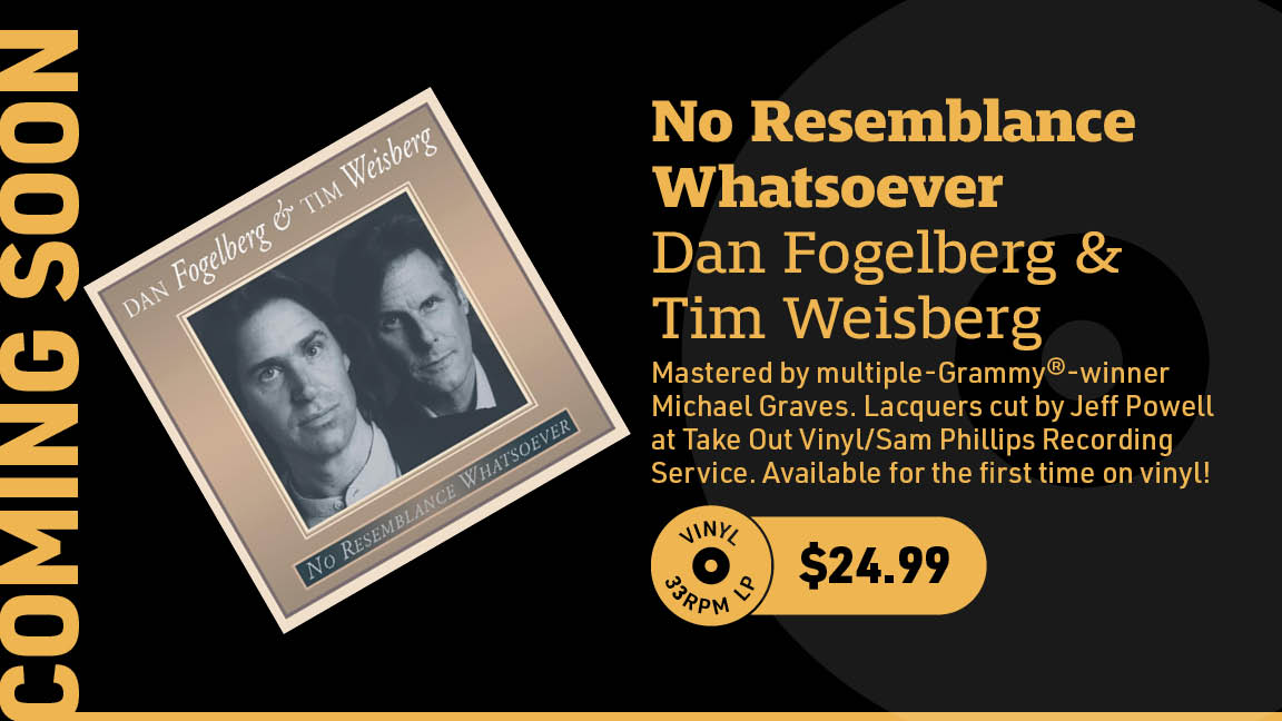 Dan Fogelberg & Tim Weisberg No Resemblance Whatsoever LP