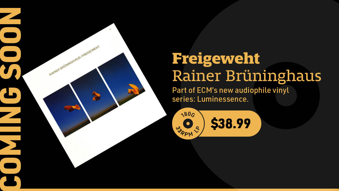 Rainer Bruninghaus Freigeweht (ECM Luminessence Series) 180g LP