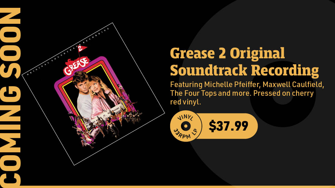 Grease 2 Original Soundtrack Recording LP (Cherry Red Vinyl)