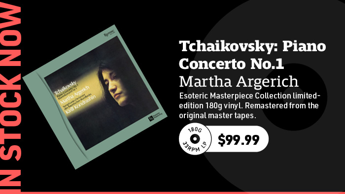 Martha Argerich Tchaikovsky Piano Concerto No.1 Japanese Import 180g LP