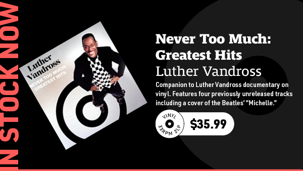 Luther Vandross Never Too Much: Greatest Hits 2LP