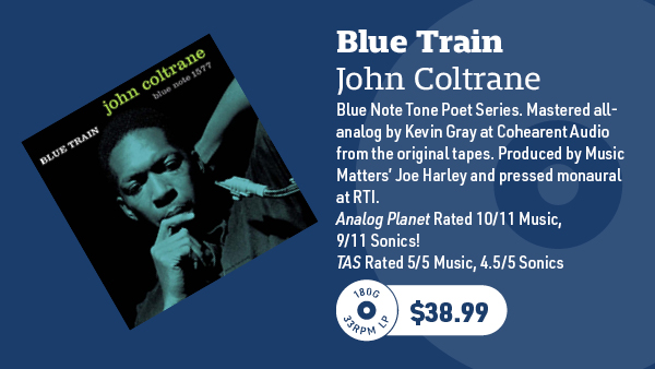 John Coltrane Blue Train (Blue Note Tone Poet Series) 180g LP (Mono)