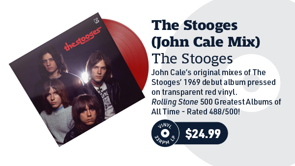 The Stooges The Stooges (John Cale Mix) LP (Transparent Red Vinyl)