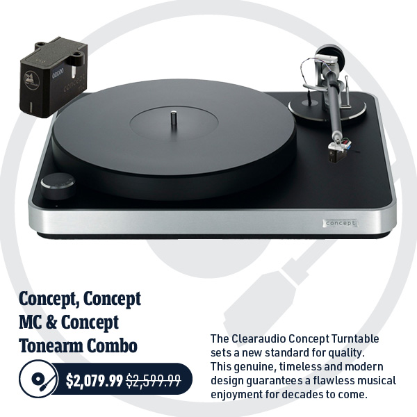 Clearaudio Concept Turntable, Concept MC Cartridge & Concept Tonearm Combo