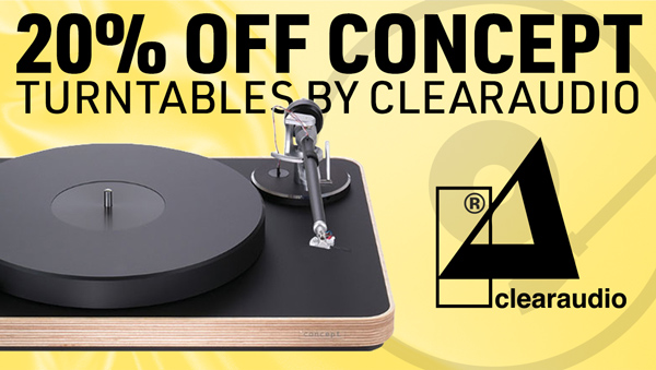 20% Off Concept Turntables by Clearaudio