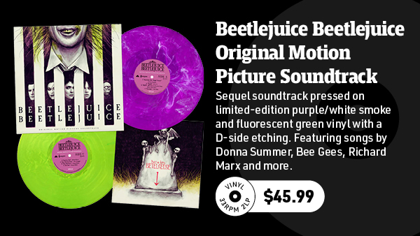 Beetlejuice Beetlejuice Original Motion Picture Soundtrack 2LP (Purple/White Smoke & Fluorescent Green Vinyl)