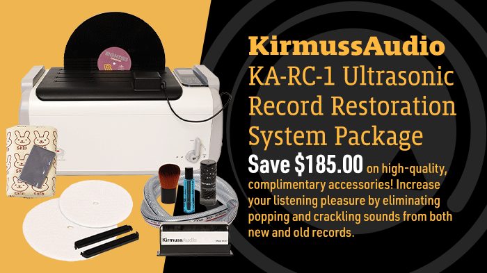 KirmussAudio KA-RC-1 Ultrasonic Record Restoration System Package