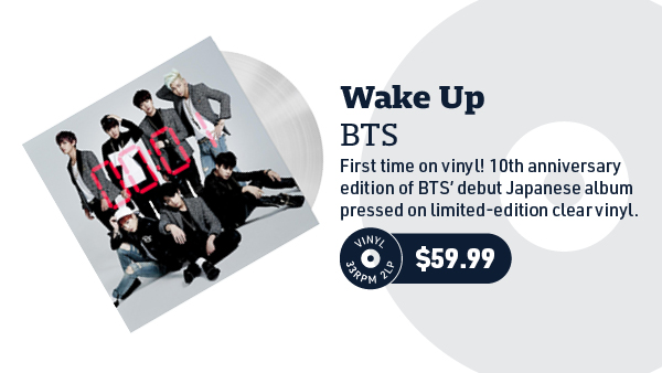 BTS Wake Up Import 2LP (Clear Vinyl)