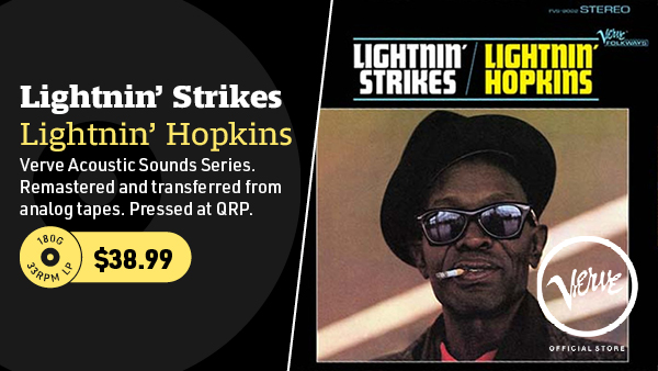 Lightnin' Hopkins Lightnin' Strikes (Verve Acoustic Sounds Series) 180g LP