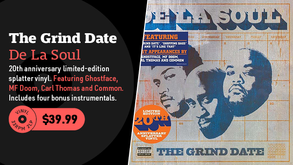 De La Soul The Grind Date (20th Anniversary) 2LP (Splatter Color Vinyl)