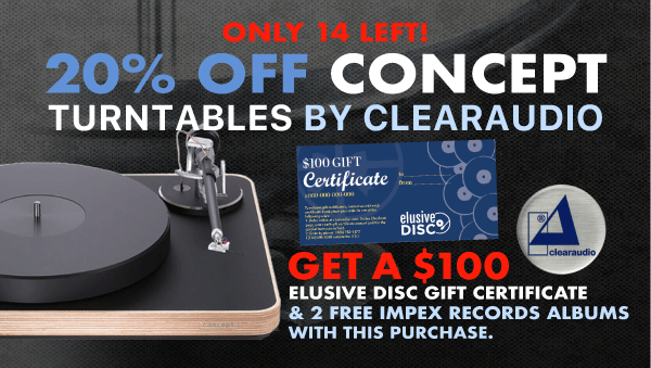 20% Off Concept Turntables by Clearaudio