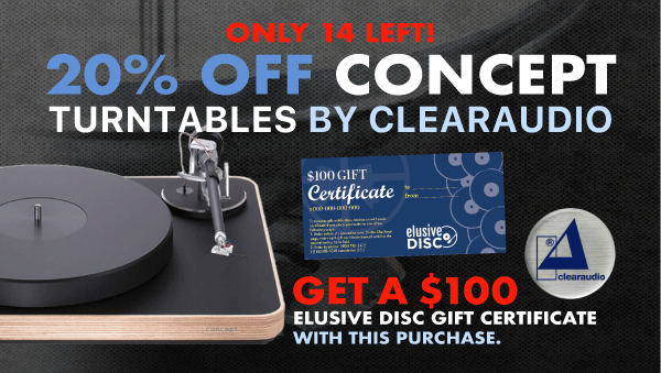 20% Off Concept Turntables by Clearaudio