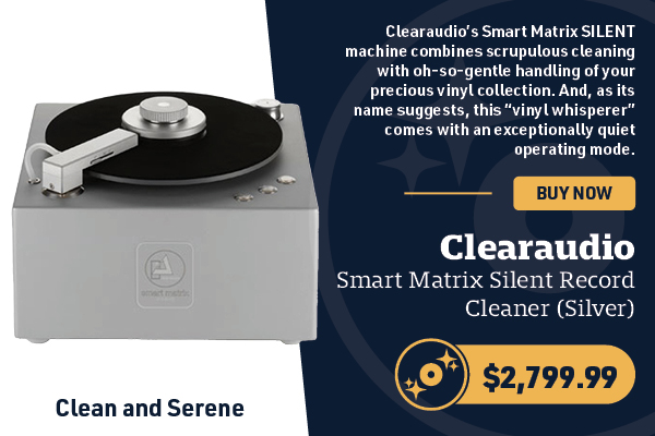 Clearaudio Smart Matrix Silent Record Cleaner (Silver)